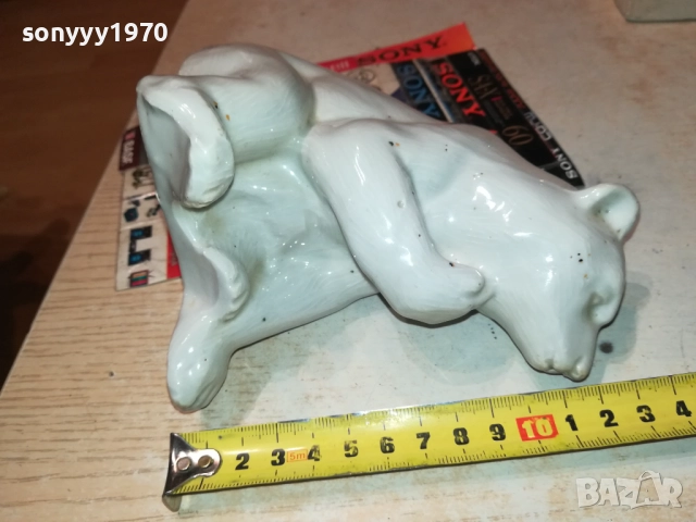 ПОРЦЕЛАНОВА МЕЧКА 3010252225, снимка 3 - Антикварни и старинни предмети - 52240475