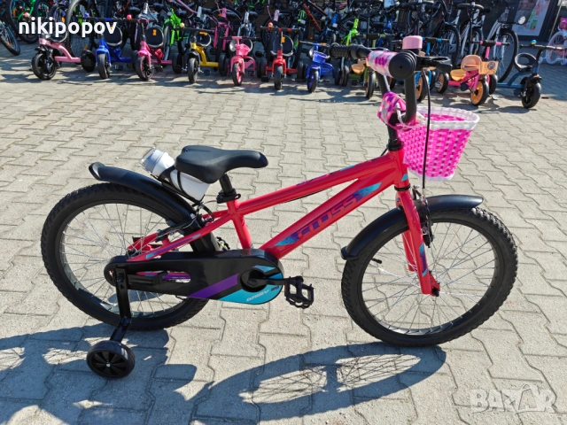 CROSS Алуминиев велосипед 20" DAISY розов, снимка 2 - Велосипеди - 53830568