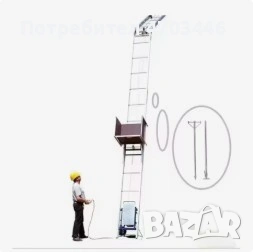 телфер, стълба за покриви, повдигач,вишка,хаспел, снимка 2 - Други инструменти - 53587517