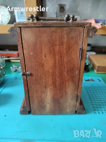 Стар Немски Часовник Хамбург Американ, снимка 6 - Антикварни и старинни предмети - 51391324