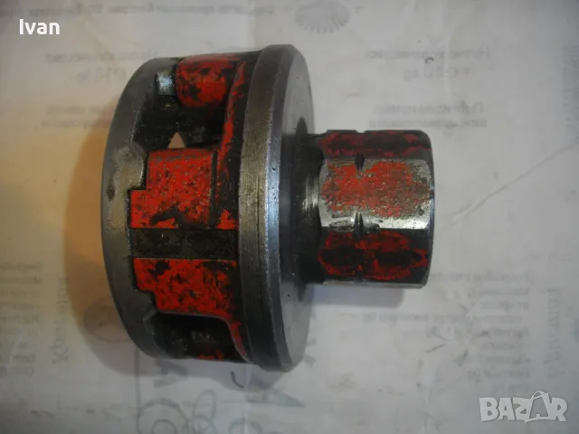 1" цол RIDGID Made in USA РЕЗБОНАРЕЗНА ГЛАВА ЗА РЕЗБИ НА ТРЪБИ ЗА РЪЧЕН ВИНТОРЕЗ ПЛАШКА ПАФТА 1 ЦОЛ, снимка 6 - Други инструменти - 48057705