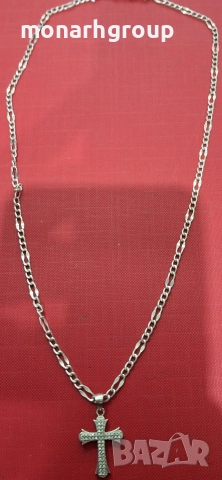 Сребърна верижйажс висулка