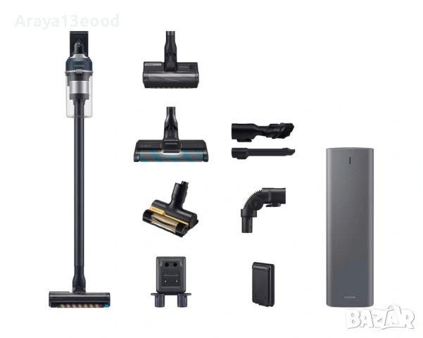 Безжична прахосмукачка със станция за почистване Samsung Jet 85 VS20C85G4PB/WD