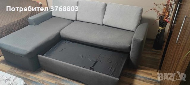 Ъглов диван- спалня НОв, снимка 5 - Дивани и мека мебел - 44461669