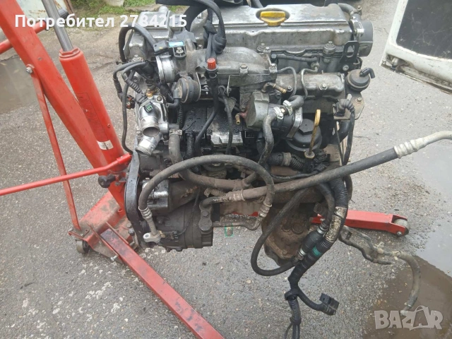 Двигател от Фронтера 2.2, 120 кс. с издухала гарнитура на главата. 