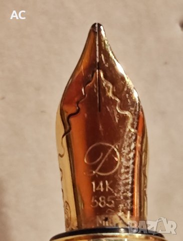 Стара златна писалка Дюпонт 