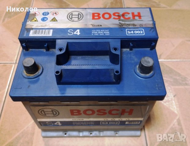 Акумулатор втора употреба BOSCH SILVER 52AH, снимка 1 - Аксесоари и консумативи - 42559482