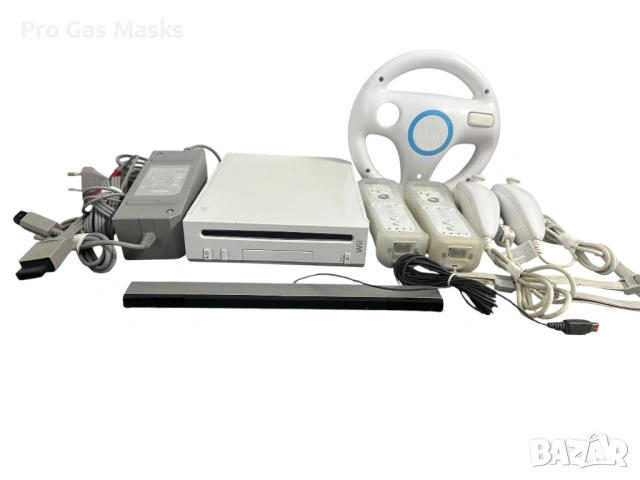 Конзола Игра ТВ Nintendo Wii Nintendo RVL-001 само за 100 евро Пълен Комплект 