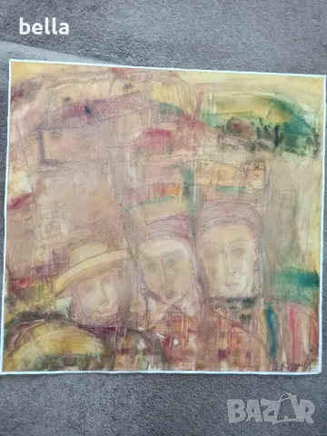 3 стари акварела на худ.Цветан Цонев ,подписани -оригинал, снимка 7 - Антикварни и старинни предмети - 50254731