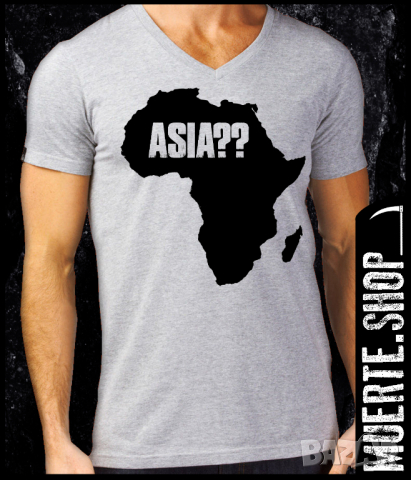 Тениска с щампа ASIA