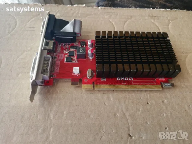 Видео карта AMD Radeon PowerColor Green HD AX5450 HDMI 1024MB GDDR3 64bit PCI-E, снимка 5 - Видеокарти - 47704257