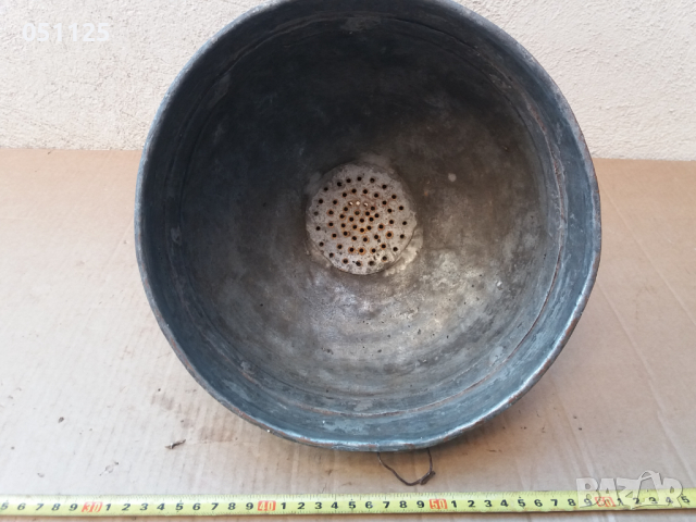 кована бакърена фуния, медна , снимка 4 - Антикварни и старинни предмети - 36222933