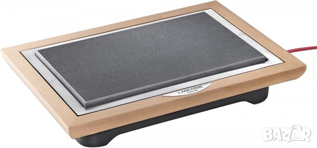 Lagrange 199002 Скара за месо, камък, 1100 W, рамка от лакирано дърво