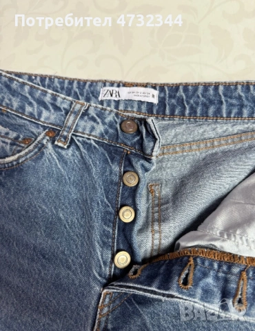 Сини дънки на Zara, снимка 3 - Дънки - 53406917