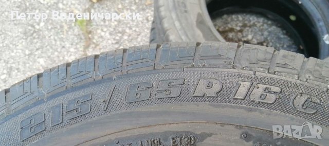 Единична бусова гума 215 65 16 C Ц Гиславед Gislaved 1 брой единична 1 broi guma Нов внос Не е нова, снимка 4 - Гуми и джанти - 41612922