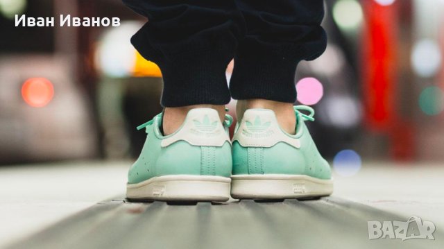 ADIDAS ORIGINALS STAN SMITH "FROZEN GREEN" номер 43,5-44, снимка 3 - Маратонки - 42609754
