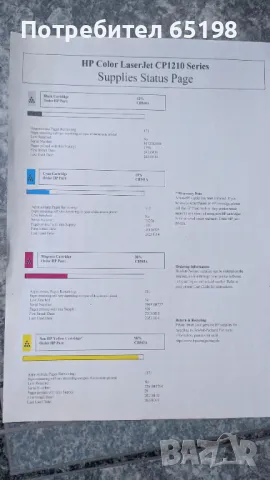 продавам Принтер HP Color LaserJet CP1215, снимка 7 - Принтери, копири, скенери - 48041507