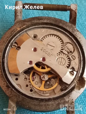 Стар механичен часовник дамски Юностъ СССР 15 камъка за ремонт части КОЛЕКЦИЯ 28110, снимка 6 - Антикварни и старинни предмети - 50419498