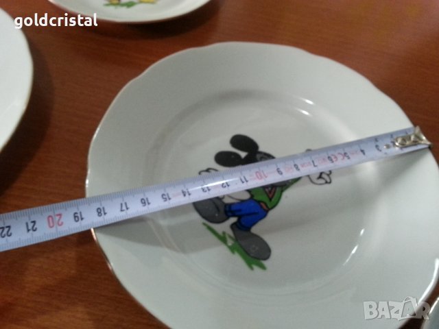 Стар български порцелан детски комплект за хранене , снимка 7 - Антикварни и старинни предмети - 41618318