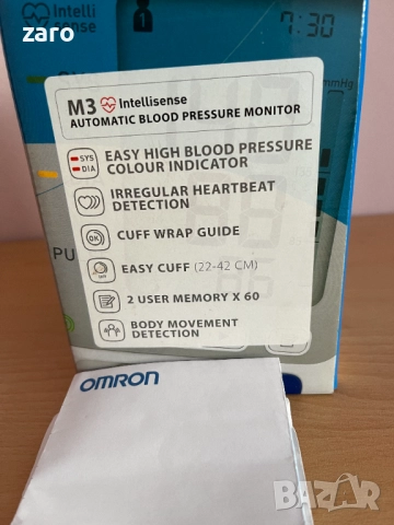 Нов апарат за кръвно налягане Omron M3 Itellisense, снимка 9 - Уреди за диагностика - 52926851