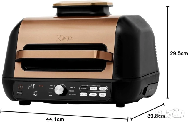 Скара/Грил Ninja Foodi MAX PRO Grill & Air Fryer AG651EU, снимка 9 - Скари - 53707875