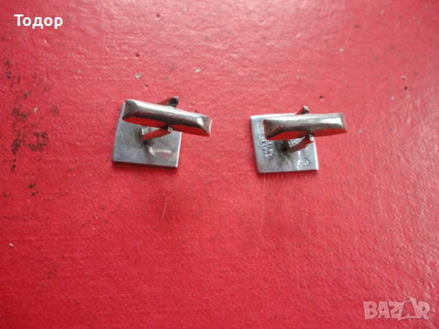 Сребърни бутонели копчета за ръкавели 925, снимка 3 - Други - 53061531