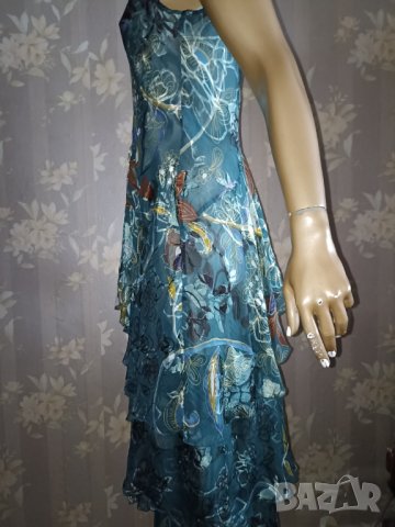 Patricia Suzzi- M,L- 100%Естествена коприна -италианска рокля  + туника  , снимка 8 - Рокли - 40759554