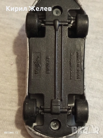 Метална количка спортен модел BMW Z8 за КОЛЕКЦИЯ ДЕКОРАЦИЯ 26518, снимка 7 - Колекции - 53570666