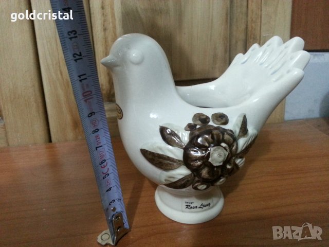Немски порцелан фигура гълъб , снимка 6 - Антикварни и старинни предмети - 38652244