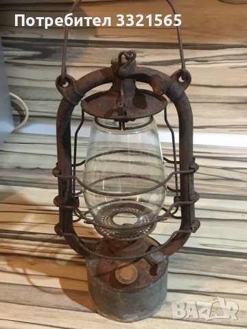 Стара немска газена лампа, снимка 4 - Антикварни и старинни предмети - 39089470