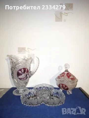 Стар немски блейкристал,,ХОФБАУЕР, колекция на Бъдс Рубин" Германия. 1985год. , снимка 11 - Антикварни и старинни предмети - 48454635