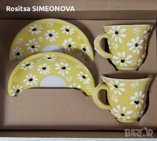 Комплект от 2 чашки за кафе, снимка 3 - Чаши - 48150533