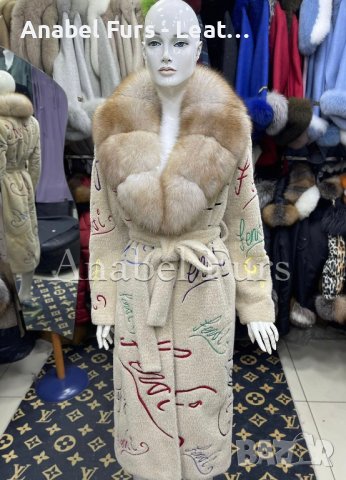 Дамски палта от естествен косъм, естествена кожа, алкантала, кашмир, алпака, снимка 14 - Якета - 42068157