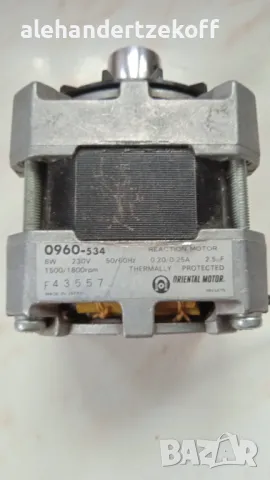 Японски реактивен ORIENTAL AC motor 0960-534 6W 230V 1500 1800 rpm, снимка 3 - Друга електроника - 50007971