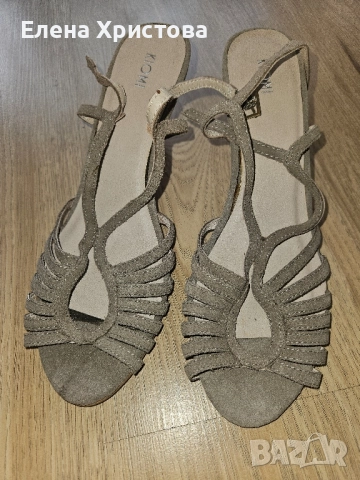 сиви сандали, снимка 2 - Сандали - 51482773