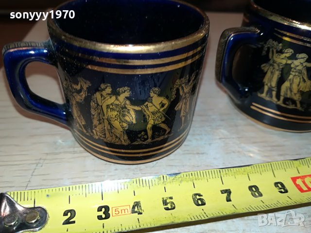neofitou-hand made 24k gold-made in greece 4бр чашки за кафе 0206231626, снимка 9 - Колекции - 40917512