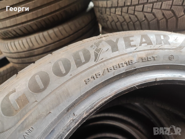 4бр. летни гуми 215/55/18 Goodyear, снимка 4 - Гуми и джанти - 52468619
