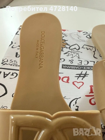 Дамски джапанки Dolce Gabbana , снимка 2 - Маратонки - 53742080