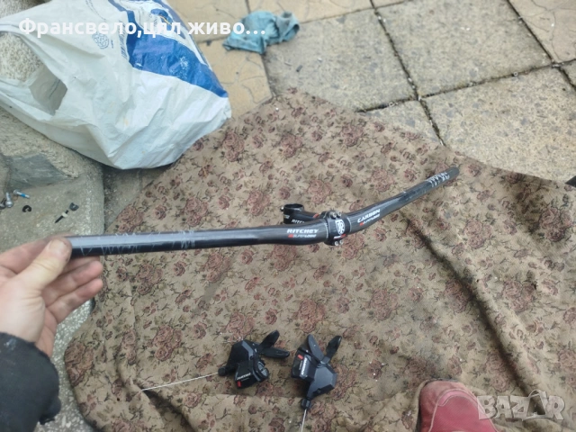 Карбон кормило 31.8 с лапа за стержен 28.6 за велосипед колело ritchey super logic 