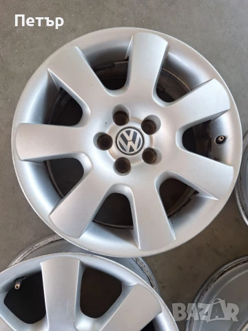 ОРИГИНАЛНИ АЛУМИНИЕВИ ДЖАНТИ ЗА ФОЛВАГЕН /ШКОДА/ 5Х100Х57-16 цола, снимка 3 - Гуми и джанти - 50937242