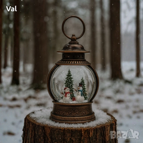 Коледен снежен глобус, снимка 14 - Декорация за дома - 52515024