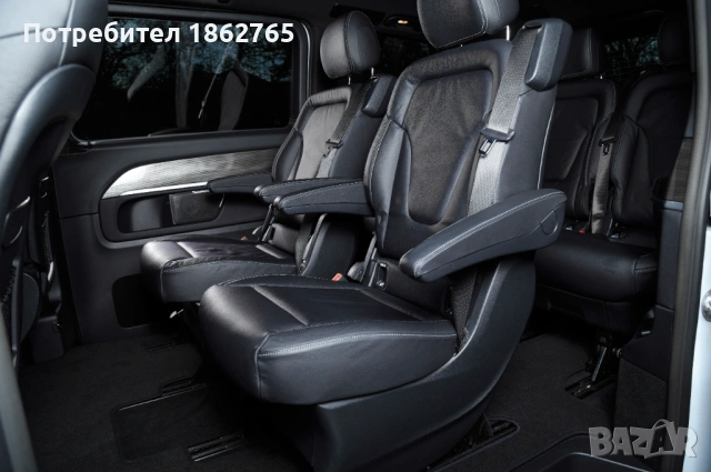 Луксозни бусове под наем Мercedes V-class с шофьор, снимка 13 - Транспортни услуги - 53847654