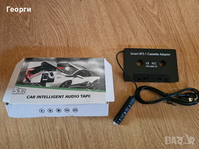 Bluetooth касетен адаптер за автомобил 
