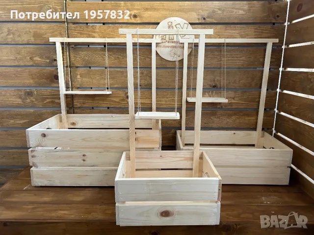 Бебешка щайга/ гардеробче за кръщене, изписване , подаръци от дърво