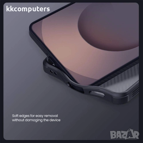 NILLKIN Camshield Pro за Samsung S26 - TPU+PC, Плъзгащо капаче, Прозрачно-черен, снимка 7 - Калъфи, кейсове - 53854562