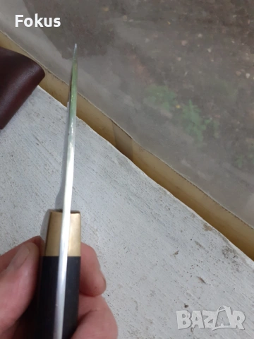 Нож Puma Solingen с оригинална кожена кания Пума Солинген, снимка 4 - Антикварни и старинни предмети - 53425005