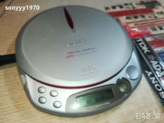 SONY D-NE215 PORTABLE CD PLAYER-WALKMAN 0309251019, снимка 5 - Радиокасетофони, транзистори - 51588385