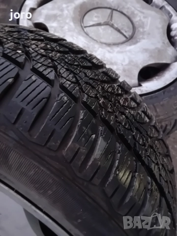 зимни гуми с джанти за 205/55/16 за мерцедес , снимка 4 - Гуми и джанти - 52334396