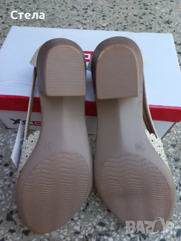Дамски летни / пролетни обувки, сандали, беж, с етикет и кутия, нови, мострен модел, снимка 8 - Дамски ежедневни обувки - 49152351