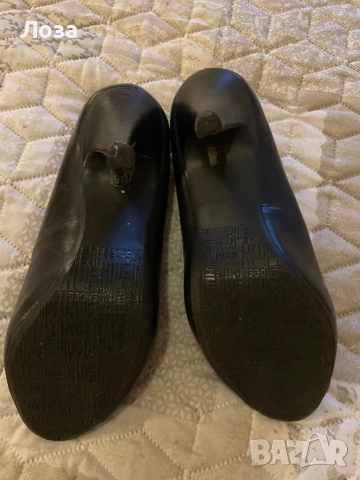 Дамски обувки естествена кожа черни, снимка 3 - Дамски обувки на ток - 52913612
